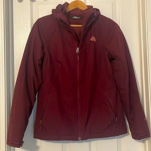 The North Face Triclimate Jacket, Maroon, S/P
